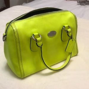 Fluorescent Coach Purse